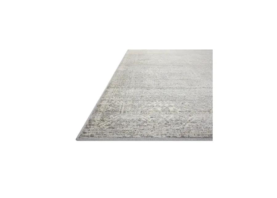 Indra INA02 Silver/Ivory 6'3" x 9' Rug