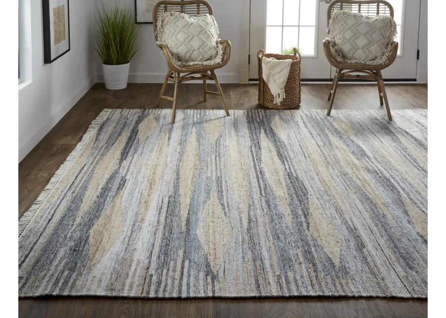 Beckett 0815F Gray/Tan/Silver 3'6" x 5'6" Rug