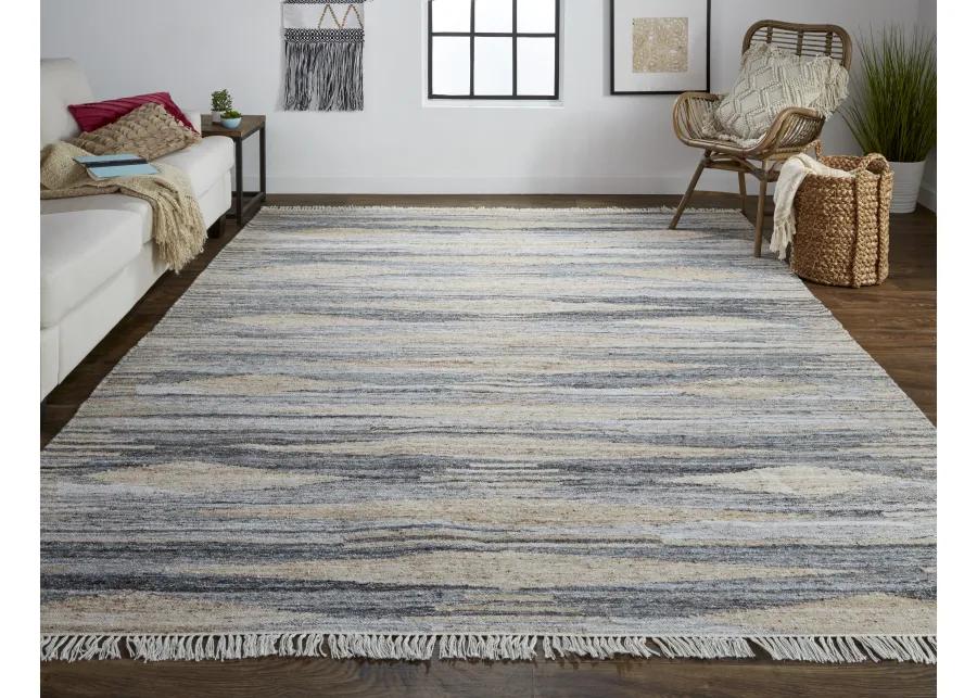 Beckett 0815F Gray/Tan/Silver 3'6" x 5'6" Rug