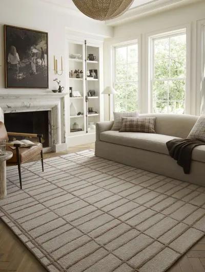 Bradley BRL-04 Rose / Blush 9''3" x 13' Rug by Chris Loves Julia