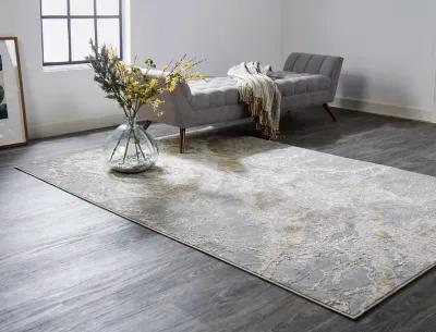 Aura 3563F Ivory/Silver/Gold 6'7" x 9'6" Rug