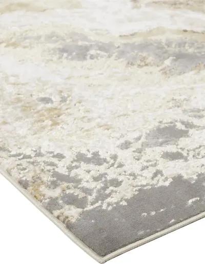 Aura 3563F Ivory/Silver/Gold 6'7" x 9'6" Rug