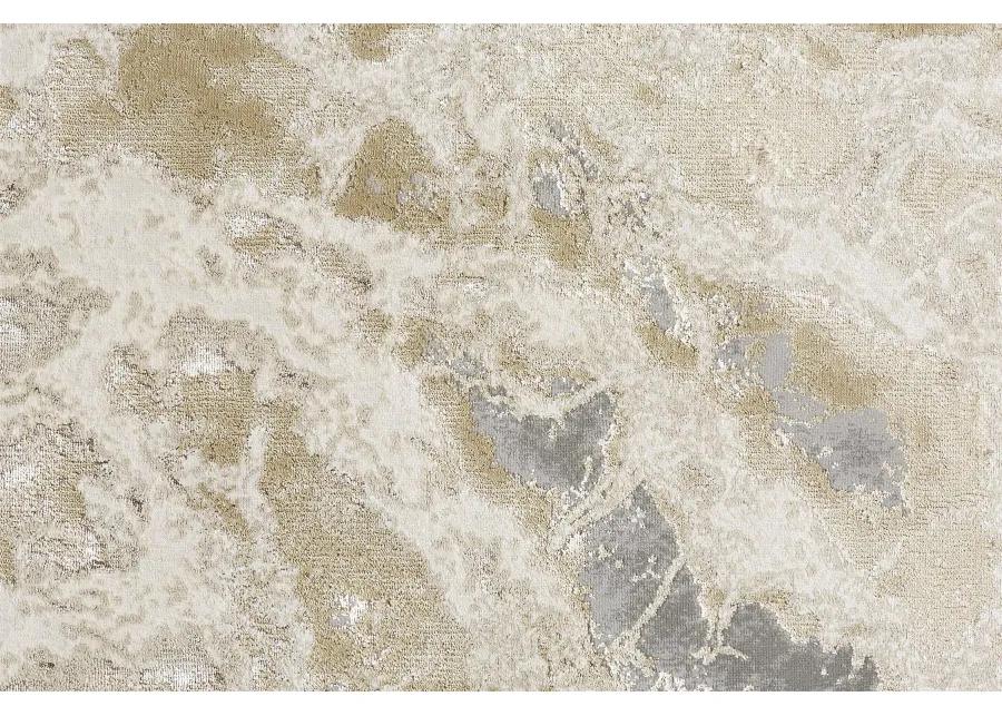 Aura 3563F Ivory/Silver/Gold 6'7" x 9'6" Rug