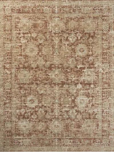 Heritage HER-03 Brick / Multi 2''0" x 3''0" Rug by Patent Pending