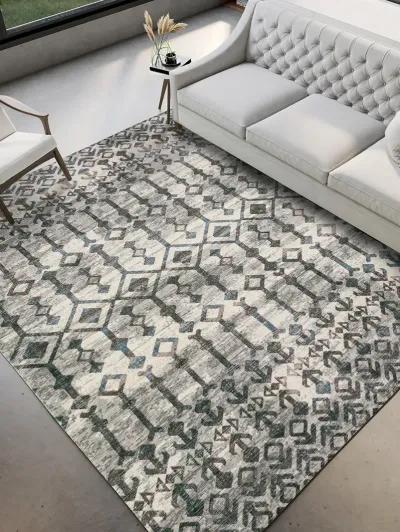 Brisbane BR8 Silver 3' x 5' Rug