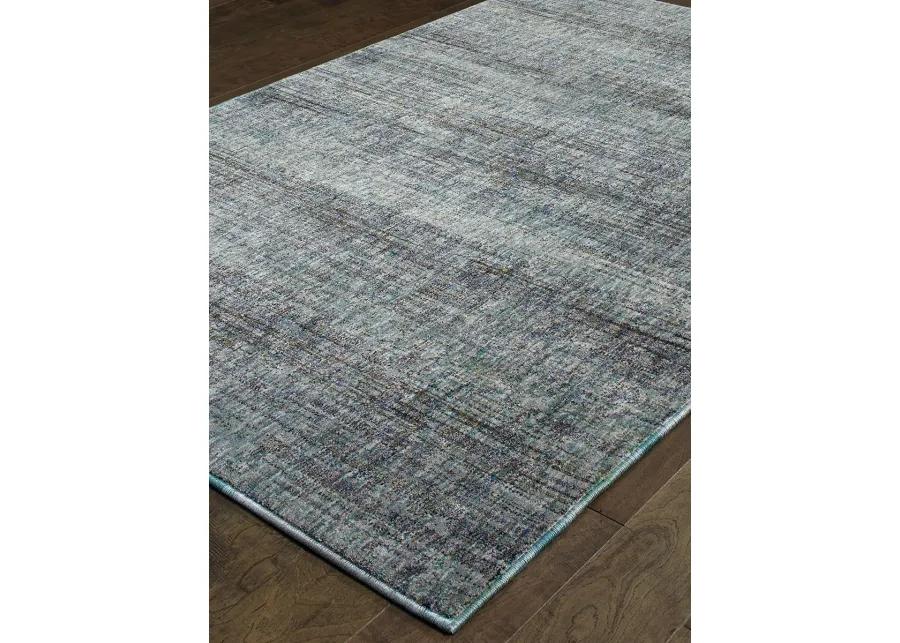 Atlas 3'3" x 5'2" Blue Rug