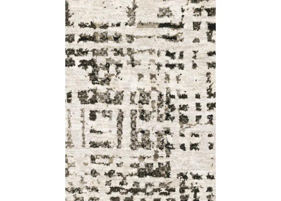 Nebulous 3'3" x 5' Abstract Ivory Rug