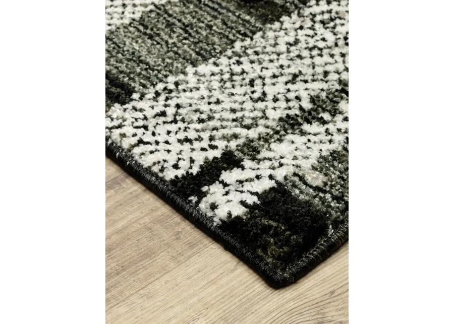 Atlas 3'3" x 5'2" Black Rug