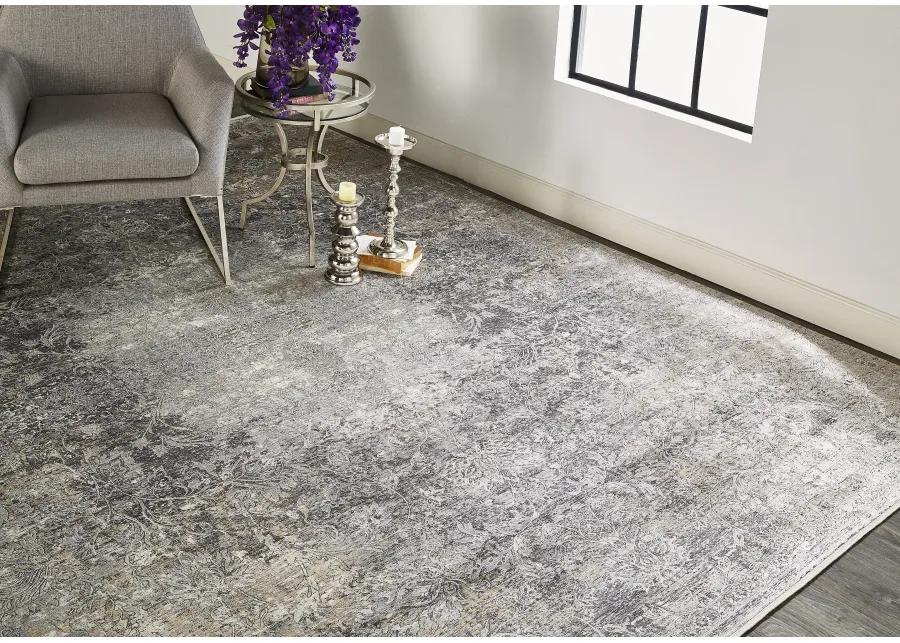 Sarrant 3964F Gray/Ivory/Tan 2'8" x 10' Rug