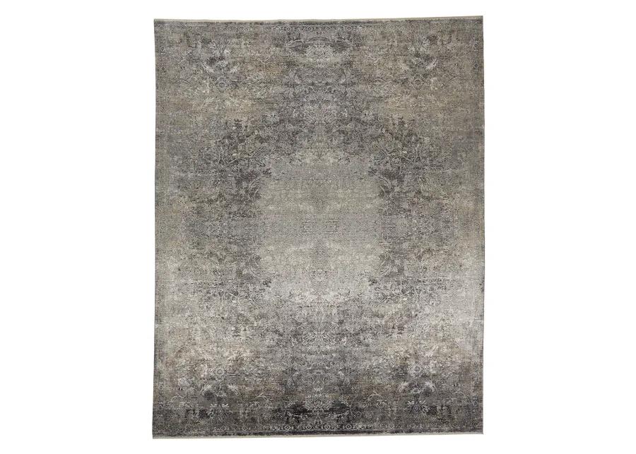 Sarrant 3964F Gray/Ivory/Tan 2'8" x 10' Rug