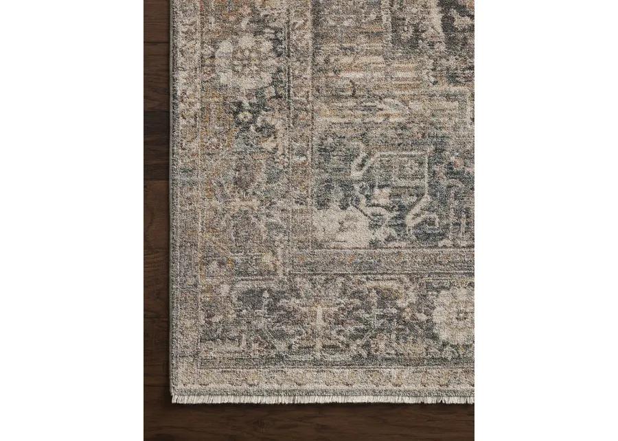 Lyra LYR06 Denim/Sand 4' x 5'7" Rug