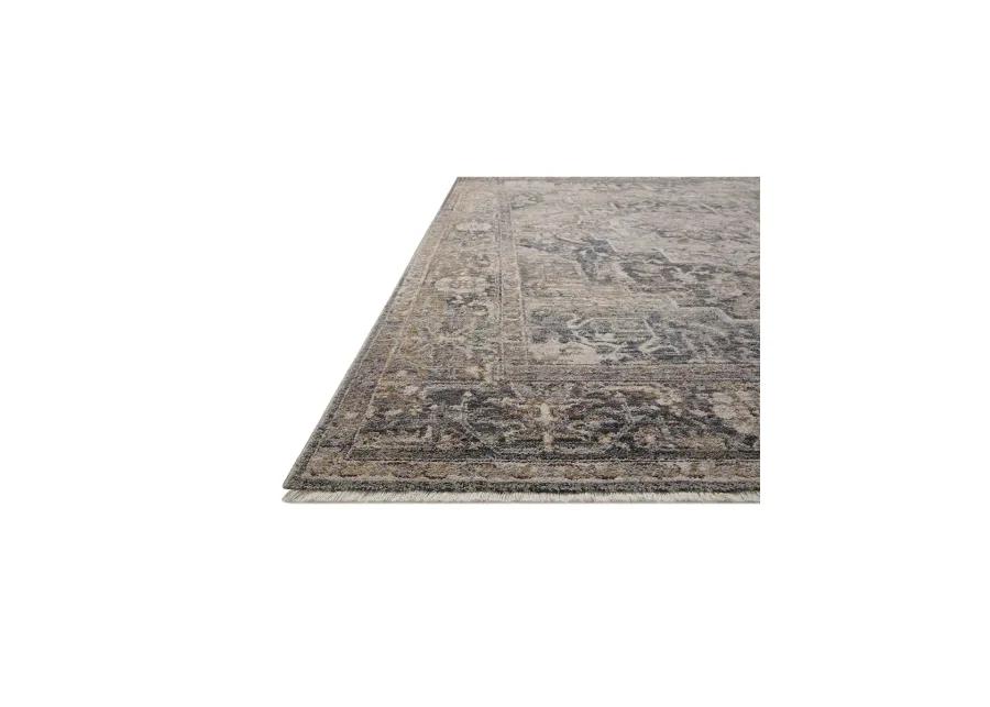 Lyra LYR06 Denim/Sand 4' x 5'7" Rug