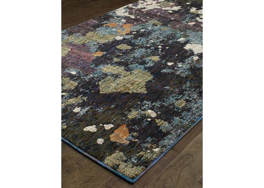 Evolution 5'3" x 7'3" Navy Rug