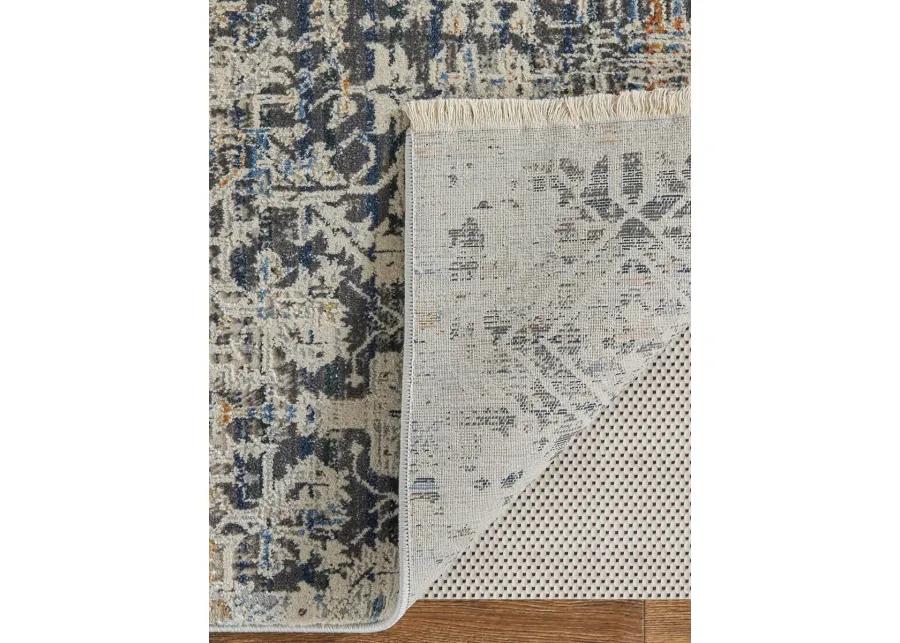 Kaia 39HUF Ivory/Gray/Taupe 3' x 12' Rug