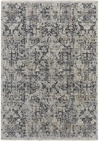 Kaia 39HUF Ivory/Gray/Taupe 3' x 12' Rug