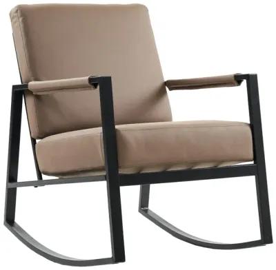 Metal Framed Rocking Chair