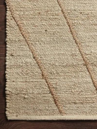 Bodhi BOD02 Ivory/Natural 3'6" x 5'6" Rug