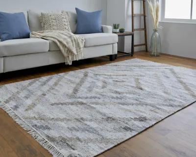 Beckett 0724F Ivory/Gray/Tan 8' x 10' Rug