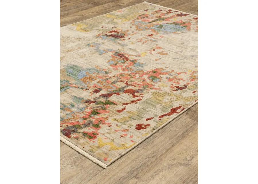 Soleri 5'3" x 7'6" Beige Rug