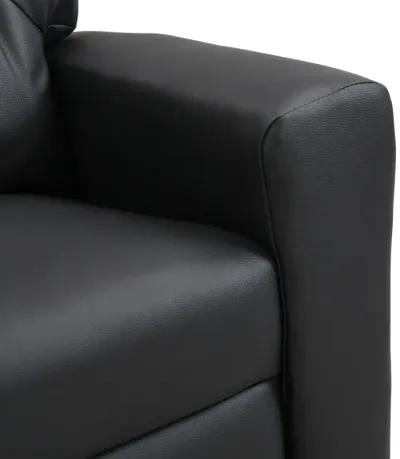 Kids Recliner Chair Black PVC