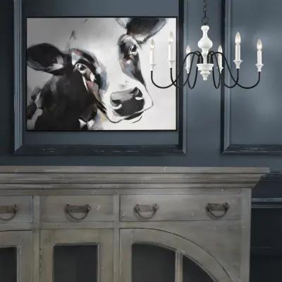 Lucy The Cow Framed Wall Art