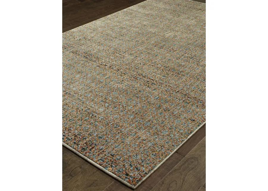 Atlas 1'10" x 3'2" Blue Rug