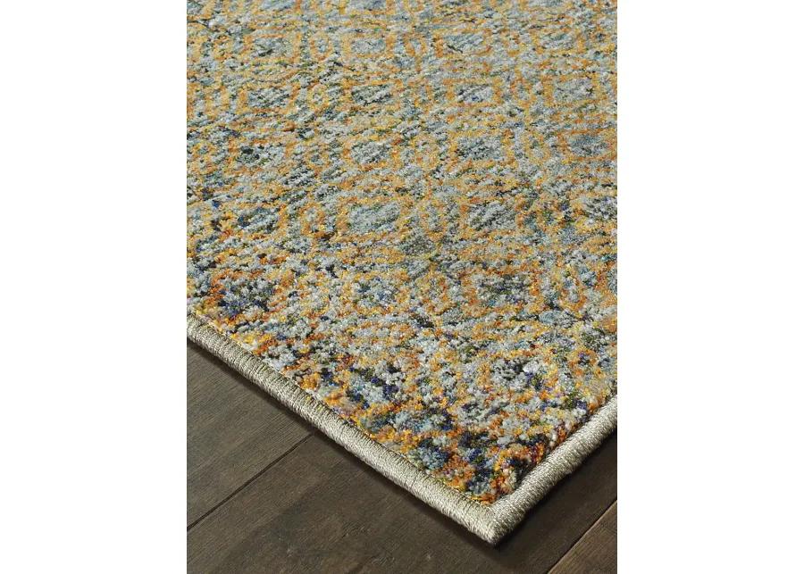 Atlas 1'10" x 3'2" Blue Rug