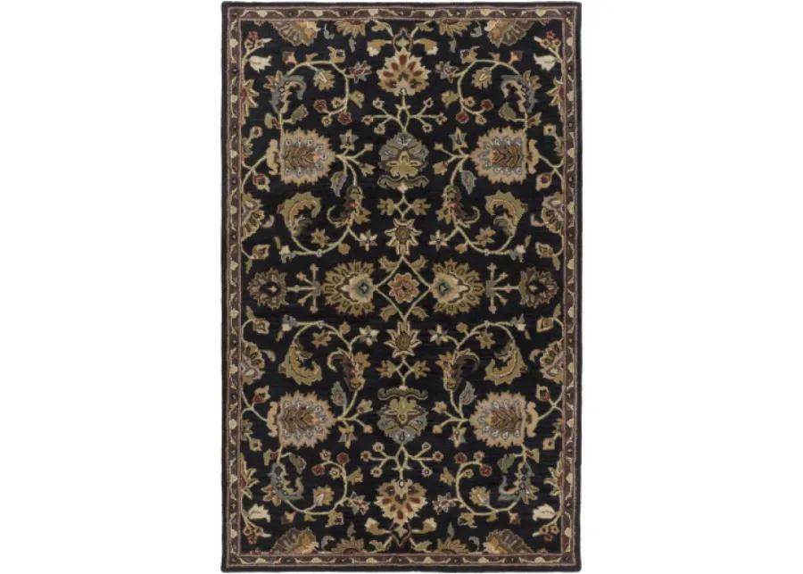 Middleton AWMD-1000 8' Round Black Rug