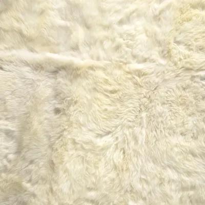 Lalo White Lambskin 4.5' x 5.75' Rug