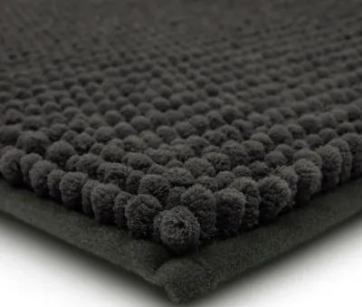 Homespun Noodle Charcoal 1' 8" x 2' 10" Bath Mat