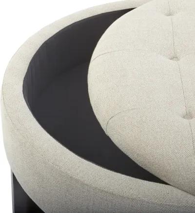 Miller Round Storage Ottoman