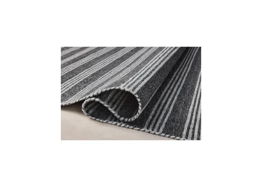 Charlie Charcoal/Grey 9'3" x 13' Area Rug by Magnolia Home by Joanna Gaines x Loloi