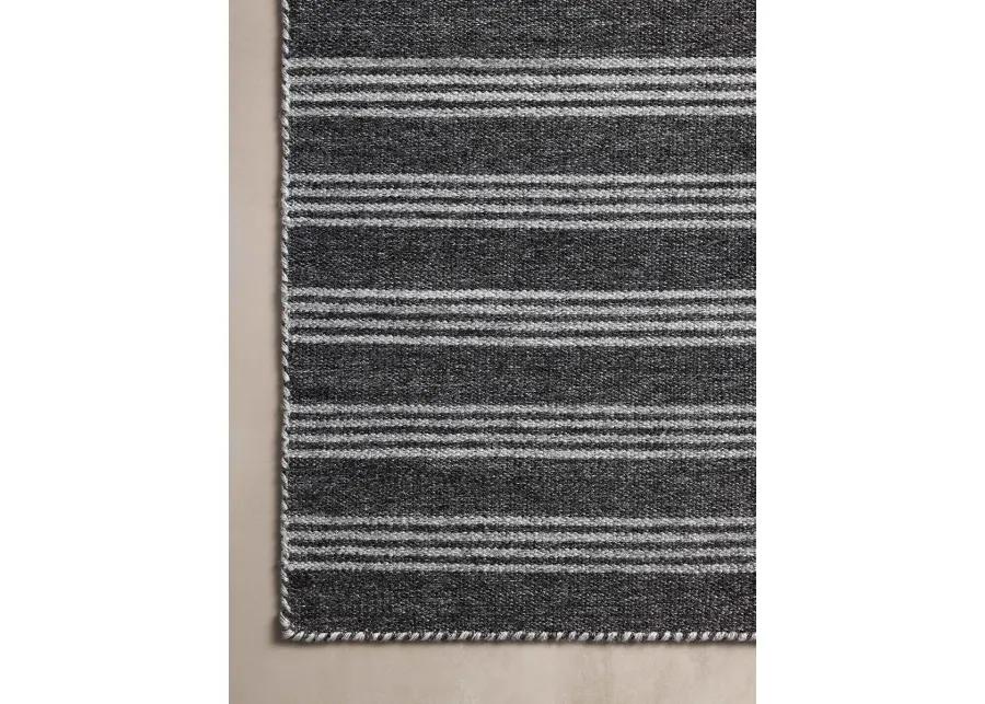 Charlie Charcoal/Grey 9'3" x 13' Area Rug by Magnolia Home by Joanna Gaines x Loloi