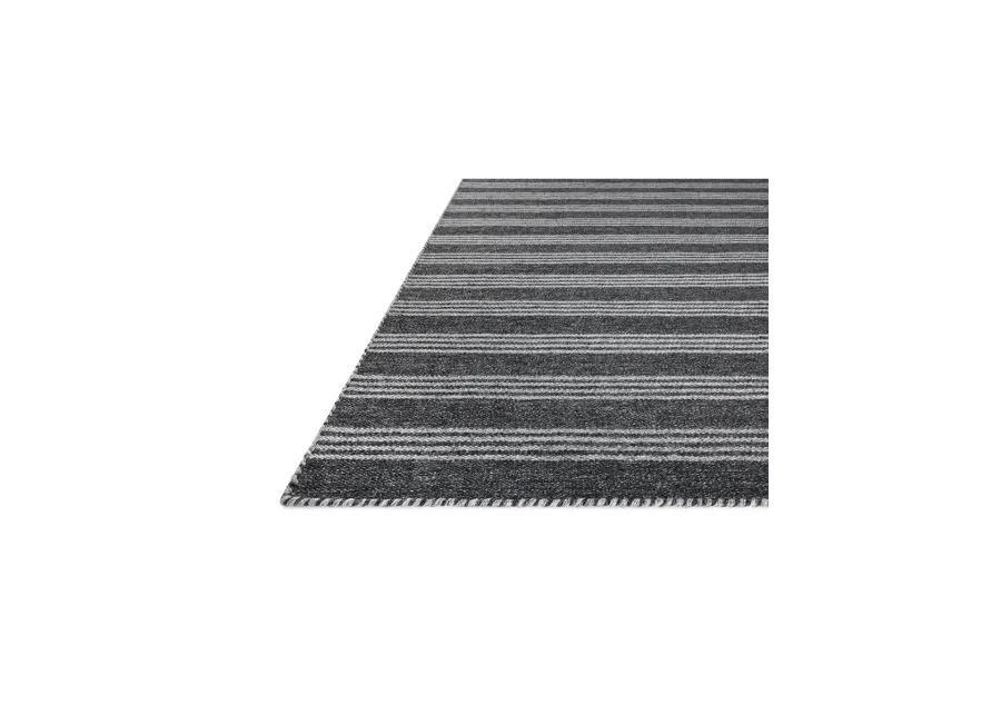 Charlie Charcoal/Grey 9'3" x 13' Area Rug by Magnolia Home by Joanna Gaines x Loloi