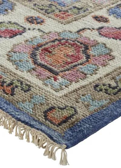 Beall 6708F Blue/Red 3'6" x 5'6" Rug