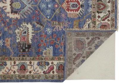 Beall 6708F Blue/Red 3'6" x 5'6" Rug