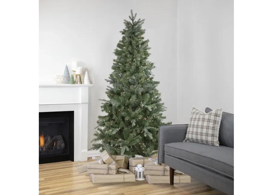 6.5' Pre-Lit Slim Granville Fraser Fir Artificial Christmas Tree  Clear Lights