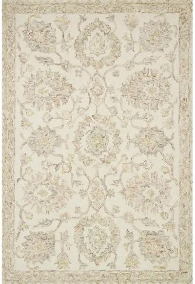 Norabel NOR04 Ivory/Blush 3'6" x 5'6" Rug