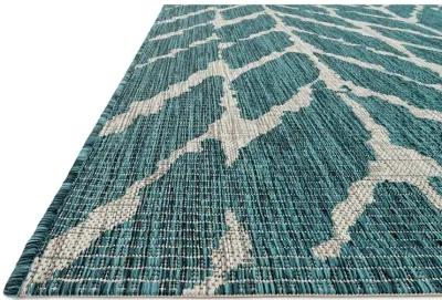 Isle IE02 Teal/Grey 2'2" x 3'9" Rug