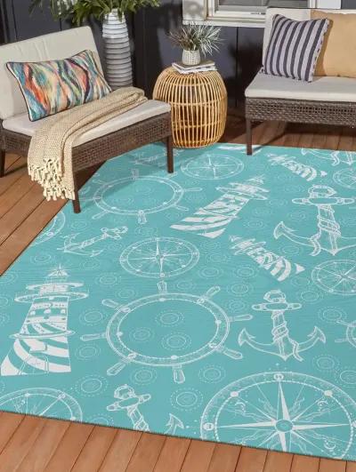 Harbor HA9 Ocean 3' x 5' Rug