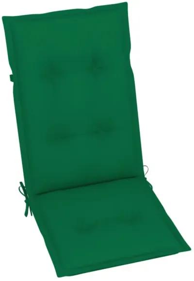 vidaXL Garden Chair Cushions 4 pcs Green 47.2"x19.7"x2.8"