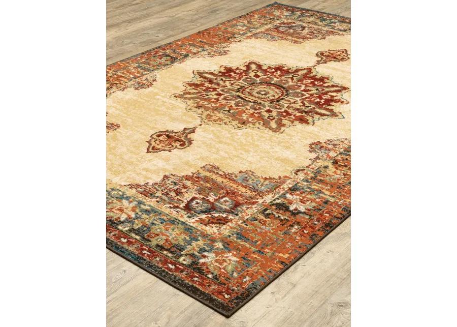 Juliette 5'3" x 7'3" Gold Rug