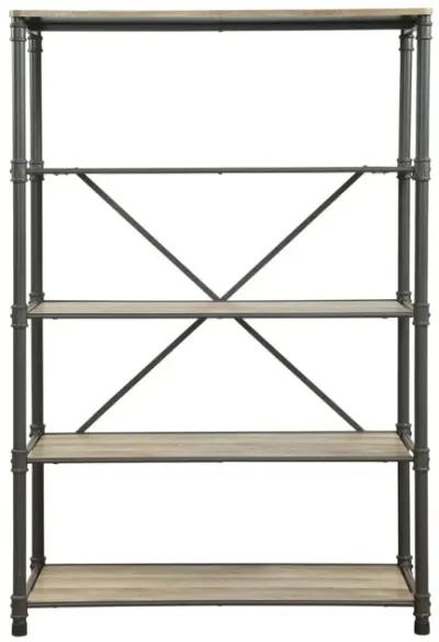 Itzel Bookshelf In Oak & Sandy