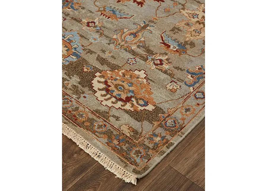 Leylan 0583F 7'9" x 9'9" Brown/Tan/Gray Rug