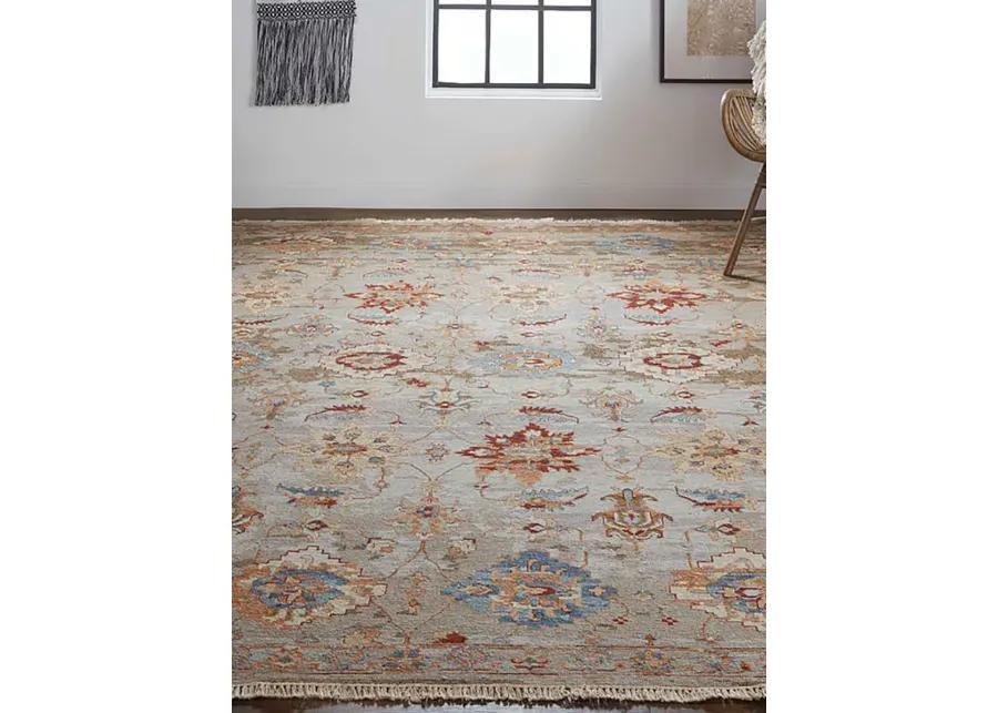 Leylan 0583F 7'9" x 9'9" Brown/Tan/Gray Rug