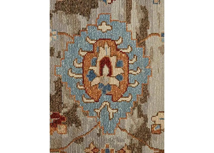 Leylan 0583F 7'9" x 9'9" Brown/Tan/Gray Rug