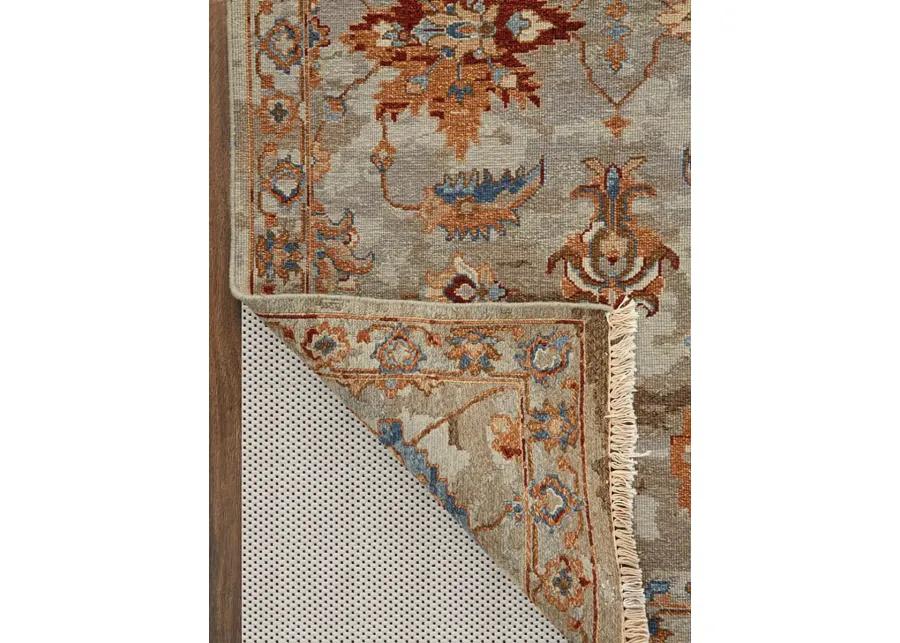 Leylan 0583F 7'9" x 9'9" Brown/Tan/Gray Rug