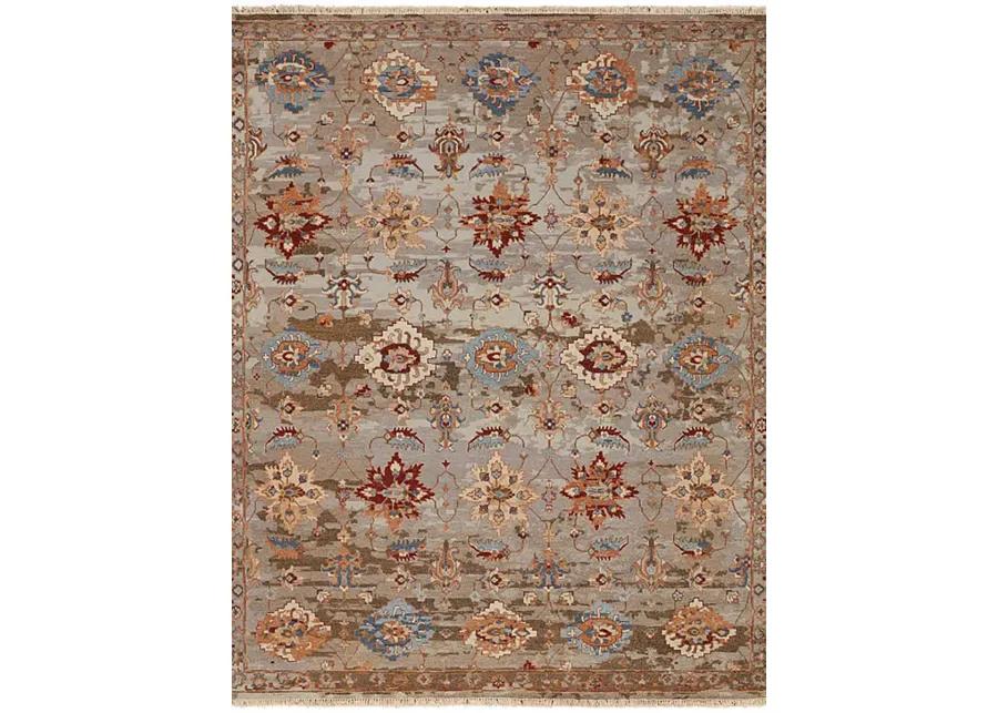 Leylan 0583F 7'9" x 9'9" Brown/Tan/Gray Rug