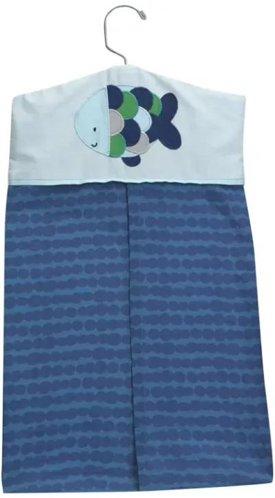 Lambs & Ivy Oceania 6-Piece Baby Crib Bedding Set - Blue Ocean, Nautical, Aquatic, Whale, Octopus Theme