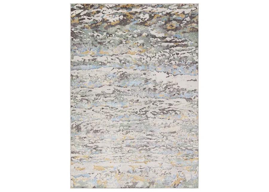 Melo Etosha Blue 2'6" x 10' Runner Rug